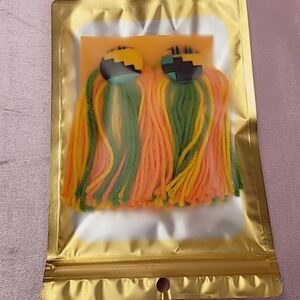 Colorful African Tassel Earrings
